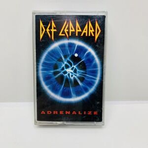 Vintage Def Leppard Adrenalize 1992 Album Cassette Tape 80s Band 90s Music GREAT